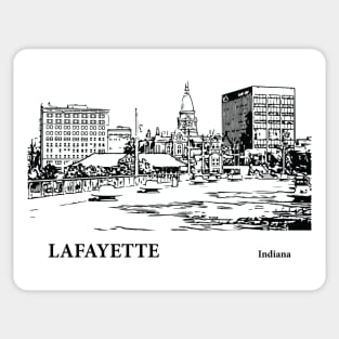 Lafayette Indiana Sticker